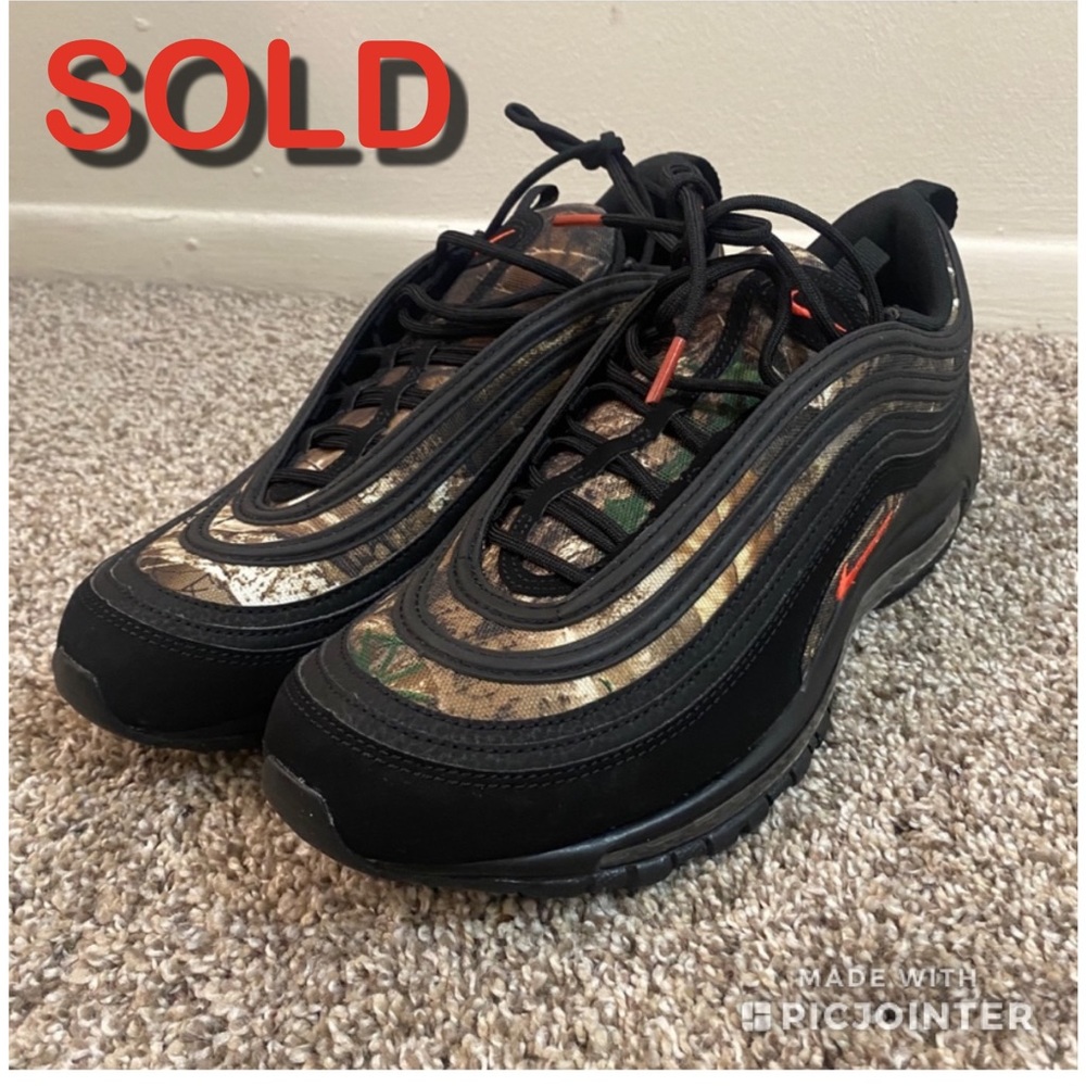 ‼️SOLD‼️Nike Realtree x Air Max 97 Camo